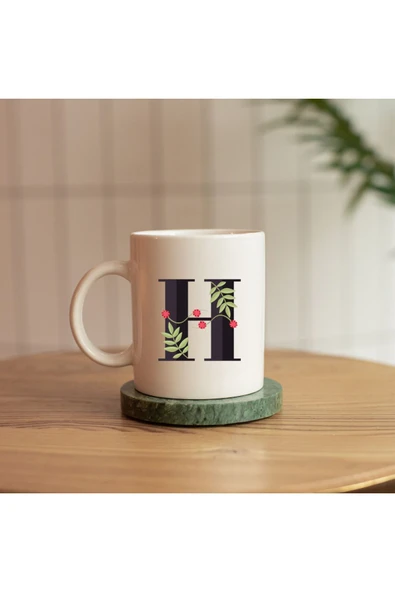 ALPŞAN TİCARET  H HARFİ BASKILI KUPA ürün görseli