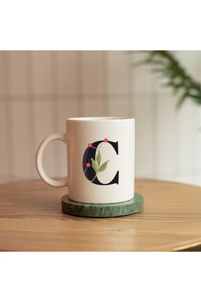 ALPŞAN TİCARET  C HARFİ BASKILI KUPA ürün görseli