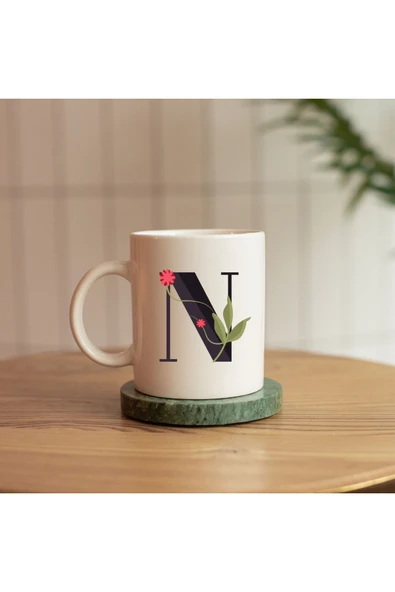 ALPŞAN TİCARET  N HARFİ BASKILI KUPA ürün görseli