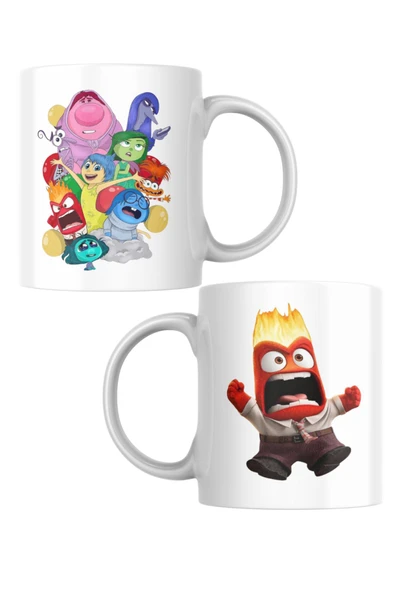 ALPŞAN TİCARET  Öfke - Anger Ters Yüz Kupa Bardak Sinir Bardak İstediğiniz Karaketeri Bize Siz Söyleyin Yapalım ürün görseli