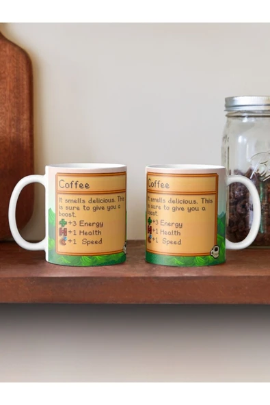 ALPŞAN TİCARET  Baskılı Kupa Bardak 004290 - Stardew Valley - Coffee Coffee Mug - Resim 2