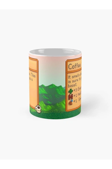 ALPŞAN TİCARET  Baskılı Kupa Bardak 004290 - Stardew Valley - Coffee Coffee Mug - Resim 3