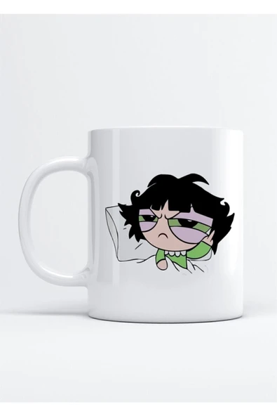 ALPŞAN TİCARET  Powerpuff Girls Buttercup Baskı Porselen Kupa Bardak ürün görseli