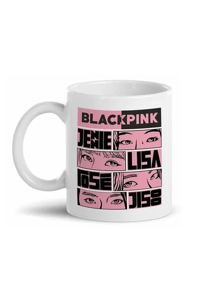 ALPŞAN TİCARET  Blackpink Tasarımlı Kupa Bardak D16 Pra-4466931-1072