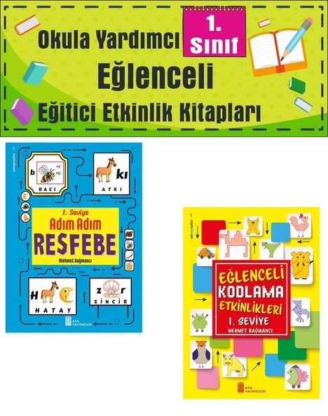 1.Sınıf Eğlenceli Kodlama ve Resfebe ürün görseli 1