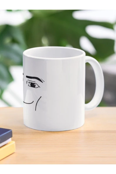 ALPŞAN TİCARET  Baskılı Kupa Bardak 006275 - roblox man face Coffee Mug