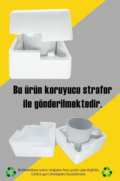 ALPŞAN TİCARET  Porselen B Harfli Beyaz Kupa Bardak - Resim 2