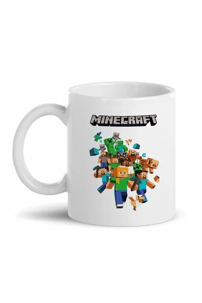 ALPŞAN TİCARET  Minecraft Baskılı Kupa Bardak D02 - 2