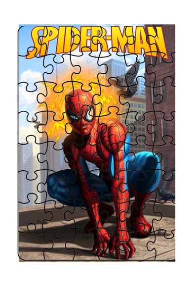 ALPŞAN TİCARET  Spiderman Puzzle 99 Parça Örümcek Adam Yapboz 2'li Set - 3