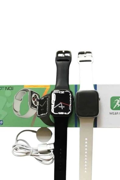 Akıllı Saat Sesli Görüşme Bluetooth Bağlantılı Kablosuz Şarj Özelliği - Resim 4