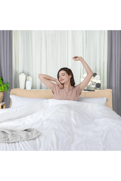 63 Tel %100 Pamuk Çift Kişilik Otel Nevresim Takımı - 4