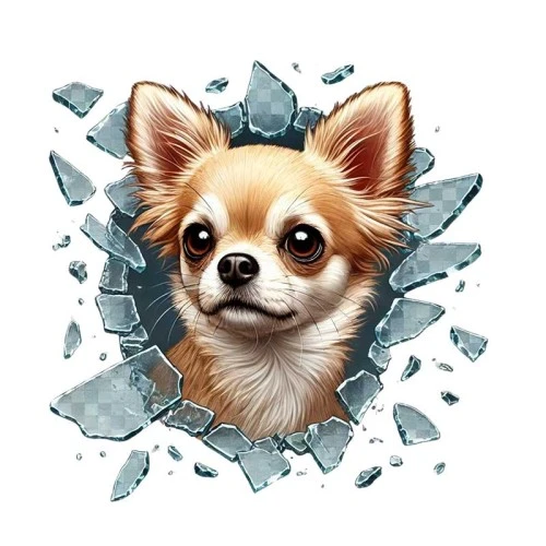 Fulcar Chiuahua Araç Sticker