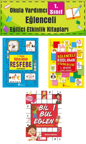 1.Sınıf Eğlenceli Ev ve Sınıf Etkinlik Seti ürün görseli 1