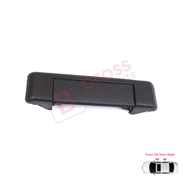 Renault 19 Super 5 Express Rapid Extra 7700793253 İçin Sağ Ön veya Arka Kapı Dış Açma Kolu Siyah ürün görseli 1