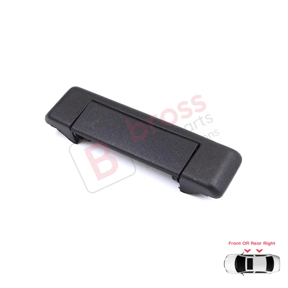 Renault 19 Super 5 Express Rapid Extra 7700793253 İçin Sağ Ön veya Arka Kapı Dış Açma Kolu Siyah - Resim 3