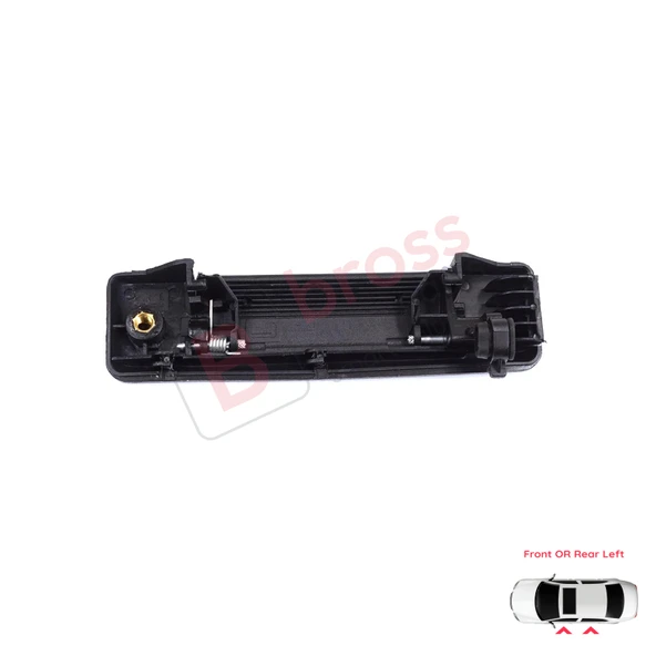 Renault 19 Super 5 Express Rapid Extra 7700793252 İçin Sol Ön veya Arka Kapı Dış Açma Kolu Siyah - Resim 2