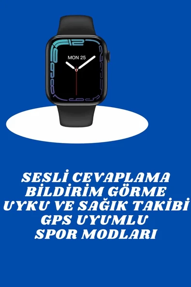 Akıllı Saat Nabız Ölçebilen Adımsayar Kalori Hesaplama Tema Değiştirme GPS Uyumlu - 2