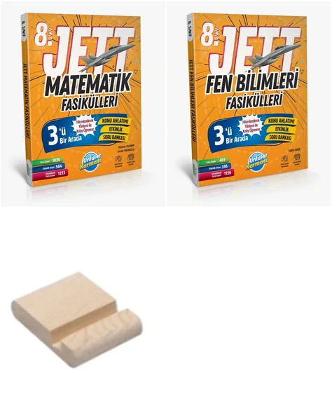 LGS 8.Sınıf JETT Matematik Fen Bilimleri Fasikülleri Seti