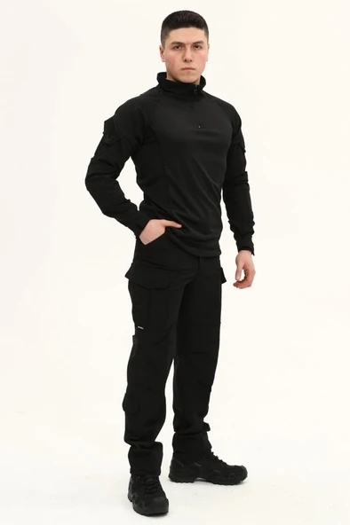 Single Sword Erkek&Kadın Taktik Kombat T-shirt - Resim 8