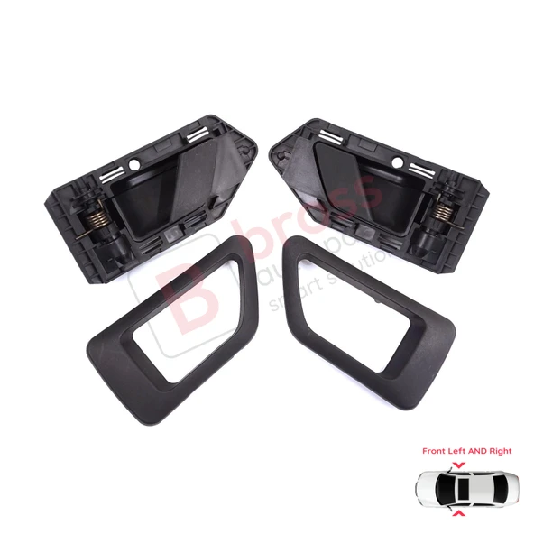 Citroen Berlingo MK1 1996-2011 Peugeot Partner MK1 1996-2015 İçin Ön Sağ Sol Kapı İç Açma Kolu Siyah ürün görseli 1