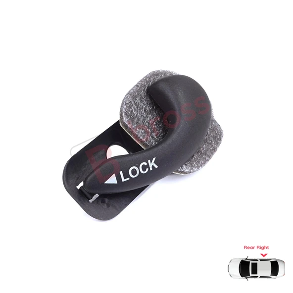 Fiat Palio Siena MK1 178 1996-2016 Albea 178 2002-2012 İçin Arka Sağ Kapı İç Açma Kolu Siyah - Resim 3