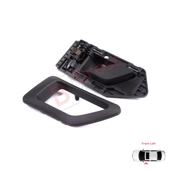 Citroen Berlingo MK1 1996-2011 Peugeot Partner MK1 1996-2015 İçin Ön Sol Kapı İç Açma Kolu Siyah - Resim 3