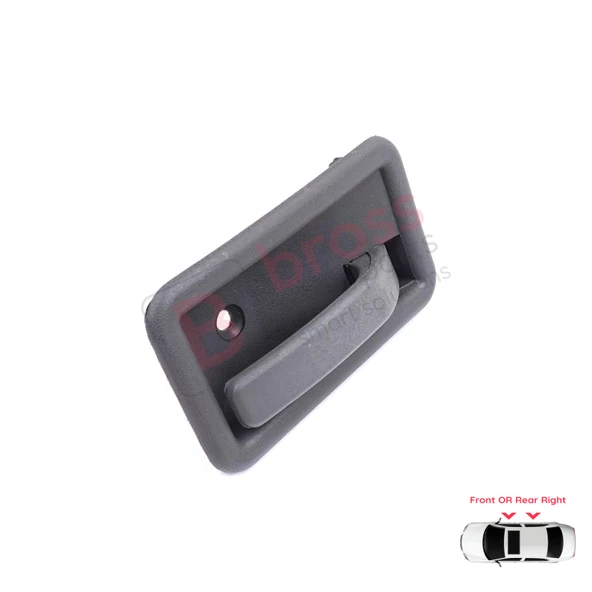 Renault 19 Phase 2 1992-2000 Clio MK1 1990-1999 İçin Ön veya Arka Sağ Kapı İç Açma Kolu Gri - Resim 2