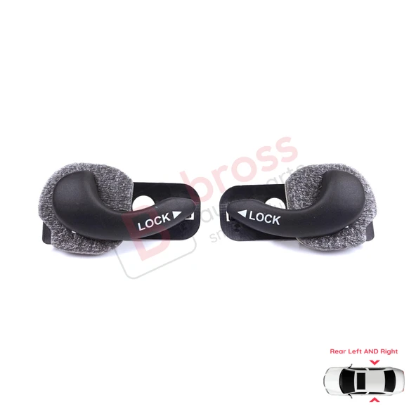 Fiat Palio Siena MK1 178 1996-2016 Albea 178 2002-2012 İçin Arka Sağ Sol Kapı İç Açma Kolu Siyah ürün görseli 1