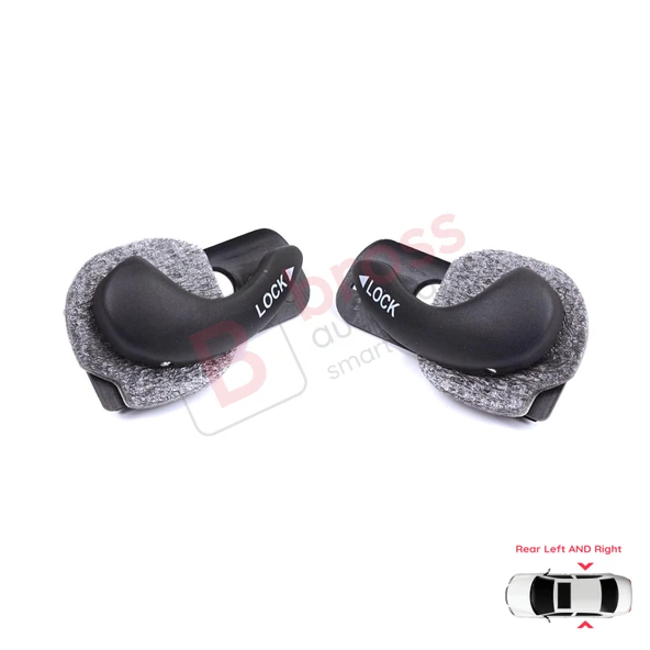 Fiat Palio Siena MK1 178 1996-2016 Albea 178 2002-2012 İçin Arka Sağ Sol Kapı İç Açma Kolu Siyah - Resim 2