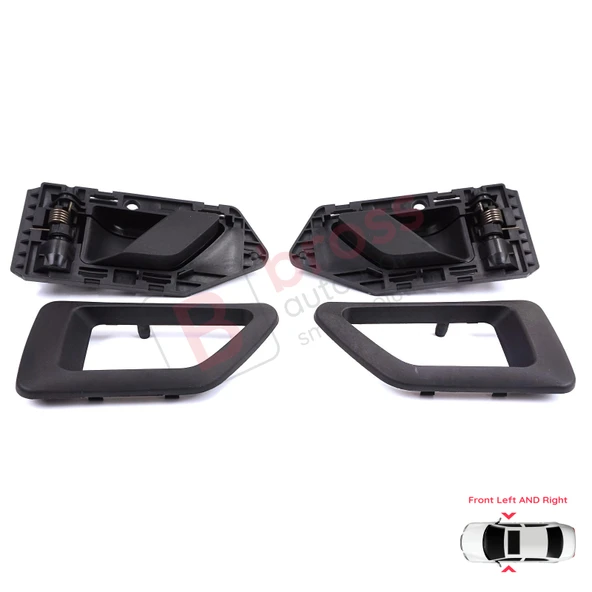 Citroen Berlingo MK1 1996-2011 Peugeot Partner MK1 1996-2015 İçin Ön Sağ Sol Kapı İç Açma Kolu Siyah - Resim 3