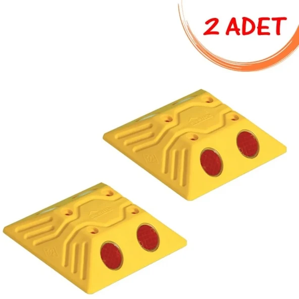 Mini Yol Butonu Trafik Klasik Yol Butonu Otoyol Buton Reflektörlü (2 ADET)