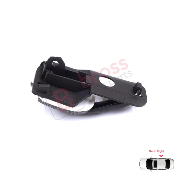 Fiat Palio Siena MK1 178 1996-2016 Albea 178 2002-2012 İçin Arka Sağ Kapı İç Açma Kolu Siyah - Resim 5