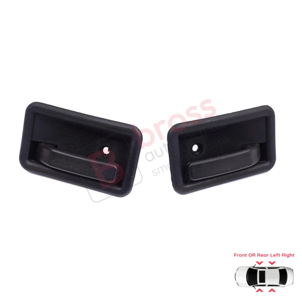 Renault 19 Phase 2 1992-2000 Clio MK1 1990-1999 İçin Ön veya Arka Sağ Sol Kapı İç Açma Kolu Siyah - Resim 2