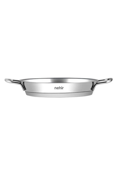 Nehir Silver Indüksiyonlu Ikili Çelik Kapaksız Omlet Sahan Set 16-20cm - Maşa Hediyeli - 4