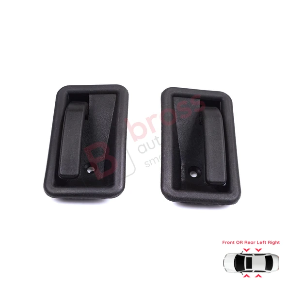 Renault 19 Phase 2 1992-2000 Clio MK1 1990-1999 İçin Ön veya Arka Sağ Sol Kapı İç Açma Kolu Siyah - Resim 3