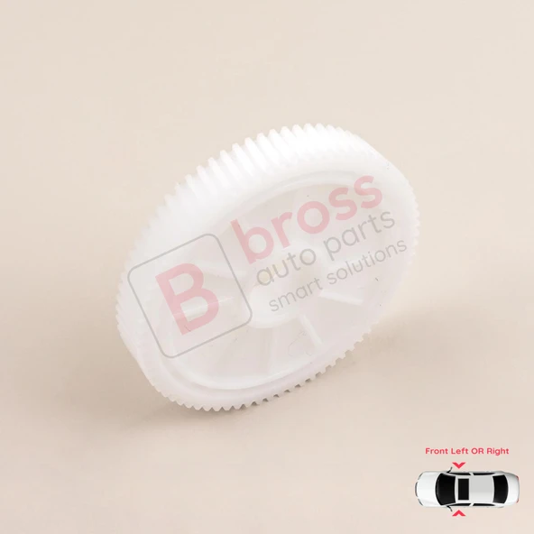 Fiat Doblo MK1 MPV Van 119 223 2001-2010 51718403 51718404 İçin Cam Kriko Motor Tamir İç Dişlisi - Resim 2