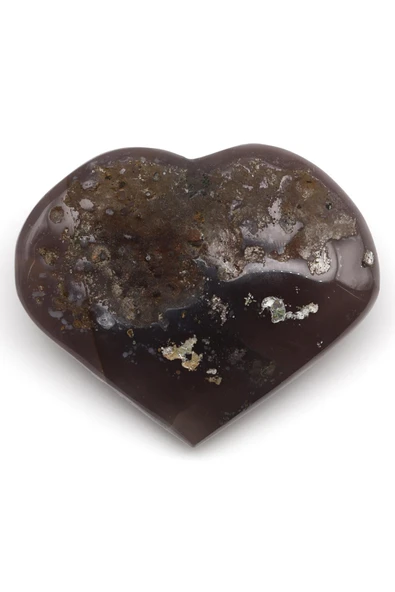 Ametist Doğal Taş Kalp - 2