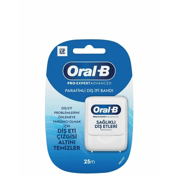Oral-B Pro-Expert Advanced Parafinli Diş İpi Bandı 25m