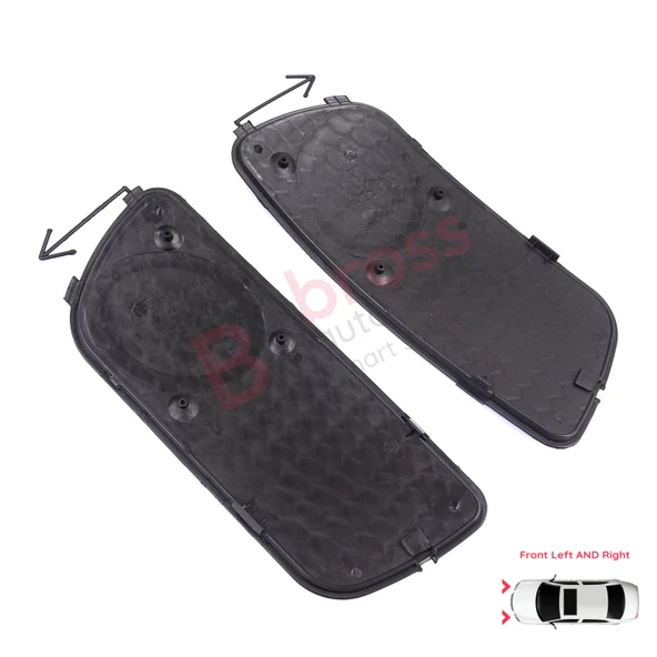 Fiat Palio Siena MK1 178 2007-2016 Albea 2002-2012 51703144 için Ön Sol Sağ Sis Far Çerçevesi Sissiz - Resim 2