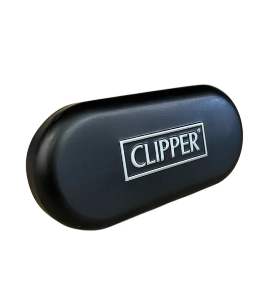Isme Özel Clipper Çakmak Hediyelik Özel Kutulu Gold Black - 3