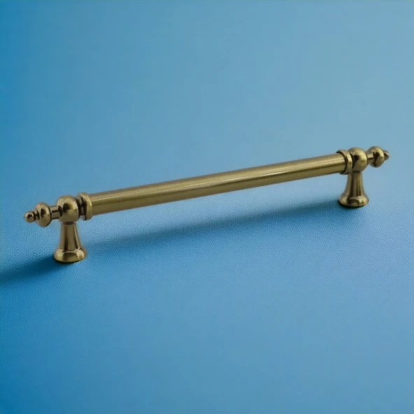 Osmanlı Metal Antik Sarı Kulp 192 mm Mobilya Çekmece Mutfak Dolabı Dolap Kapak Kulpları Kulb Kulpu - 7