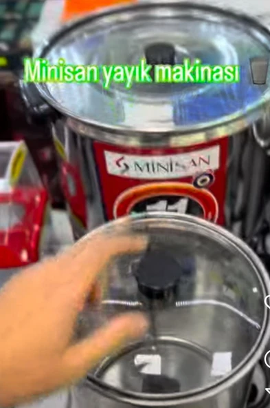 MİNİSAN 10 LT YAYIK MAKİNESİ MUSLUKLU KAYMAKÇI - 2