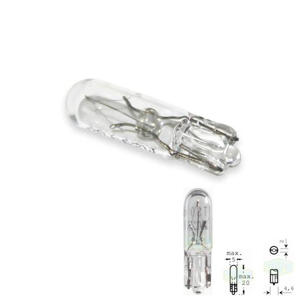 12V 1.2W Gösterge Ikaz Ampulü Mini Dipsiz Trifa 10'Lu Paket 01702 (457956287) - 2