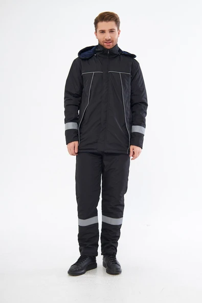 Mervem Bondit Soğuk Hava İş Mont Takım Su Ve Rüzgar Geçirmez ürün görseli 1