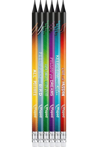 Energy HB Silgili Kurşun Kalem (6 Lı Paket) 852000 - 3