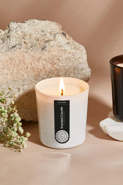 Selka Home - Bliss 2'li Cam Tasarım Kokulu Candle Mum - 12