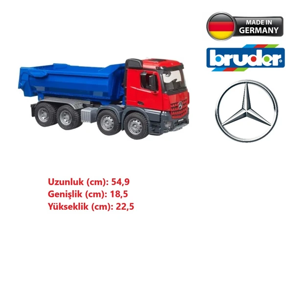 Bruder Oyuncak Mercedes Benz Arocs Damperli Kamyon - 2