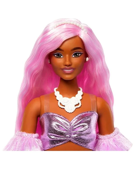 Barbie Deluxe Style Pembe Saçlı Bebek HYV25 - 4
