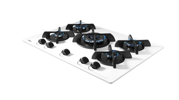 TEKA GBC 75030 WH BEYAZ 70 CM. 5 GÖZLÜ GAZLI ANKASTRE CAM OCAK - 3