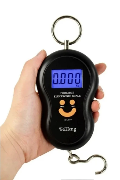 Dijital El Terazisi El Kantarı 40 Kg Gülenyüz Hassas Tartısı Pil - 2